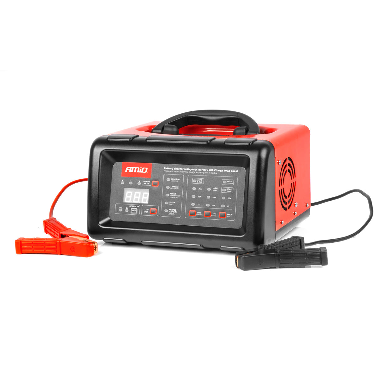 Akkulaturi 20A 6V 12V AMIO-04057