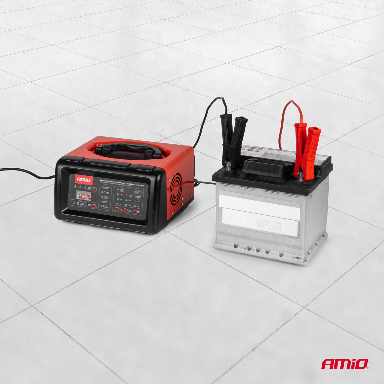 Akkulaturi 20A 6V 12V AMIO-04057