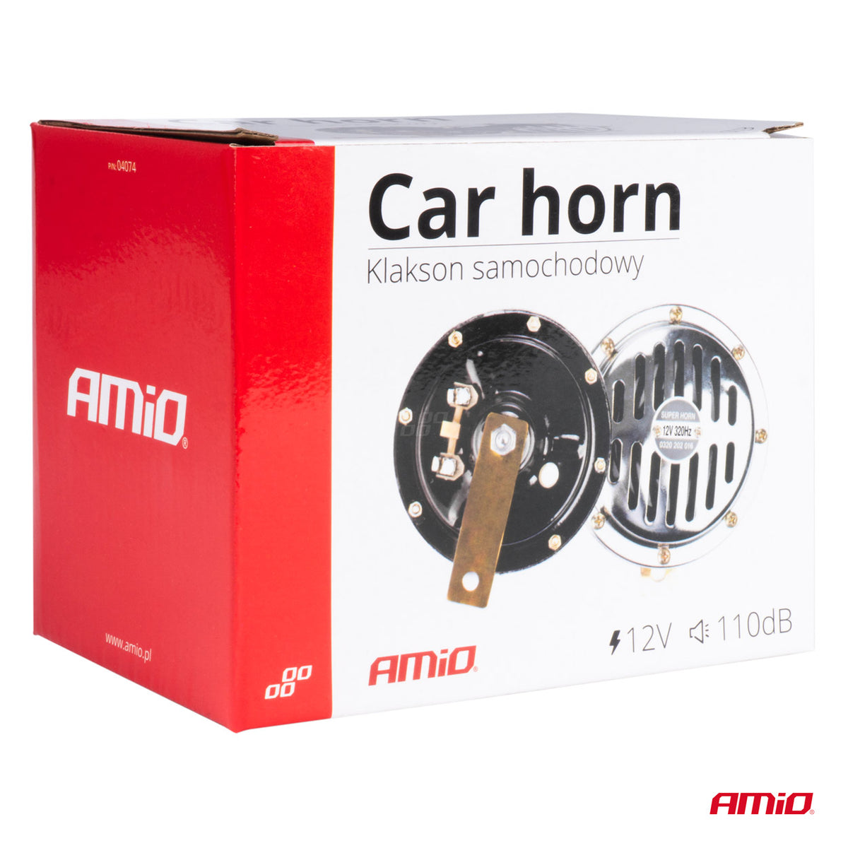 Äänimerkki kromattu 125 mm 12 V
