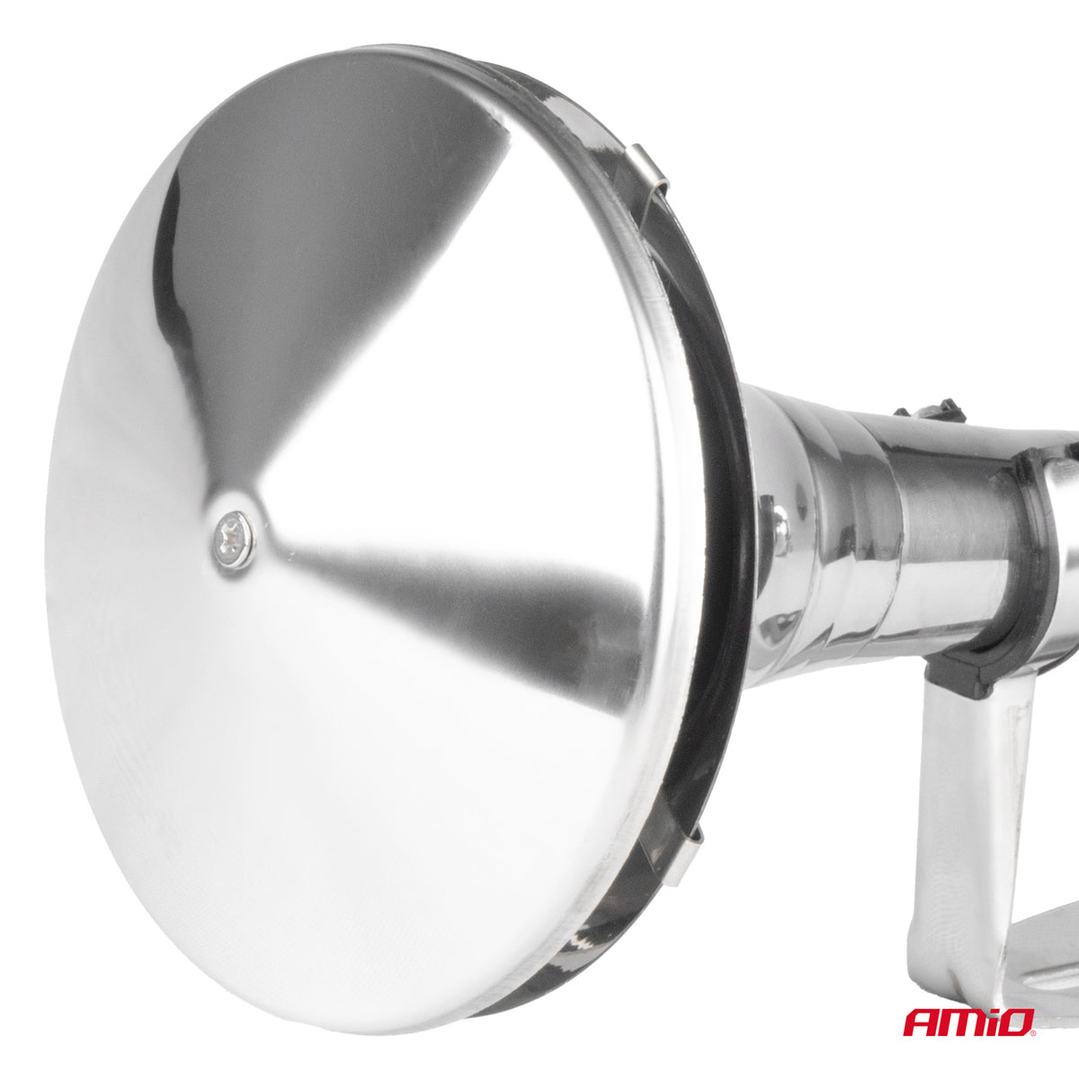 Fanfaariäänimerkki kromattu 620 mm 12 V 24 V matala ääni