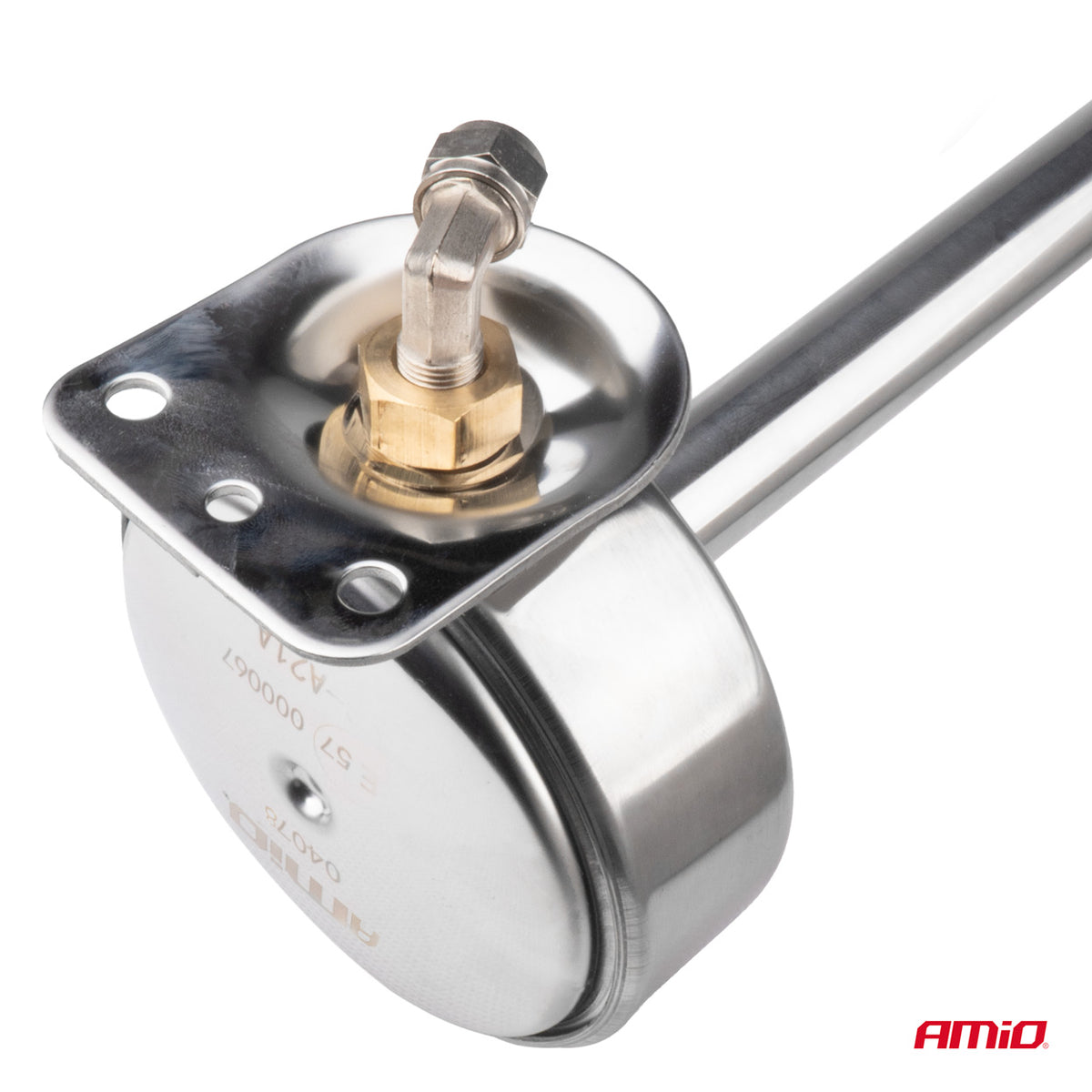 Fanfaariäänimerkki kromattu 620 mm 12 V 24 V matala ääni
