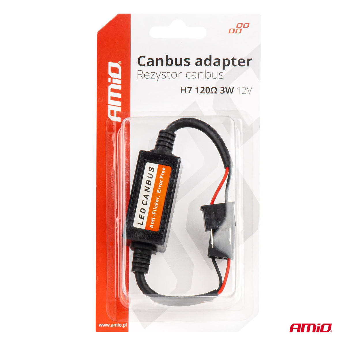 CANBUS-vastukset LED-polttimovastus 3W 120Ω H7