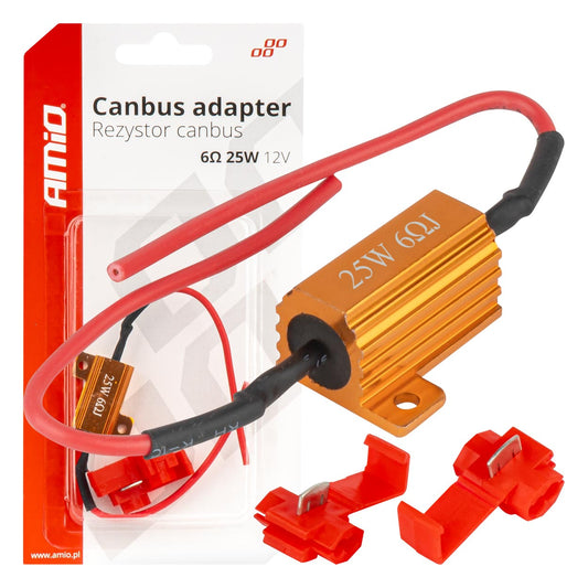 CANBUS-vastukset LED-polttimovastus 6Ω 25W
