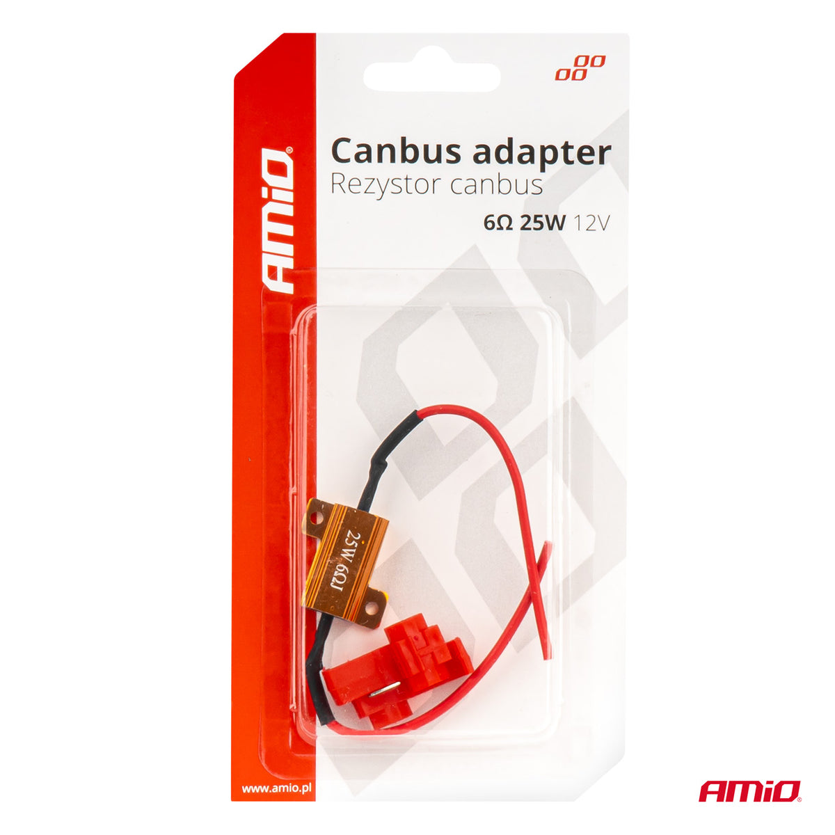 CANBUS-vastukset LED-polttimovastus 6Ω 25W