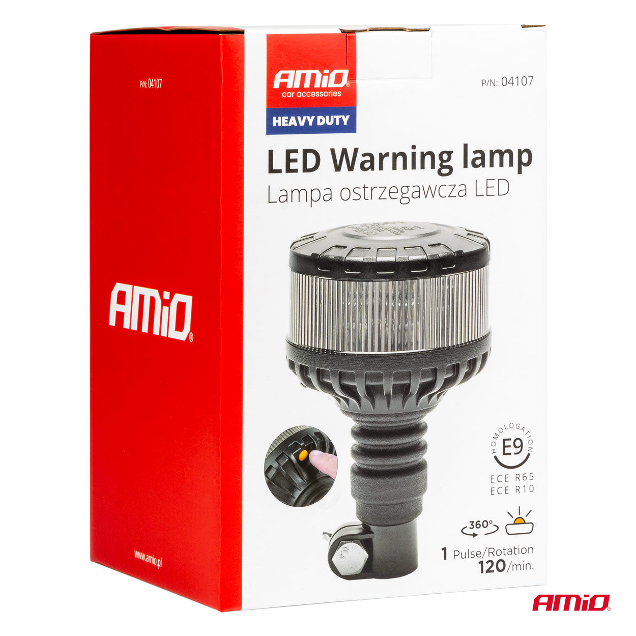 LED-Hahn-Warnleuchte W28P 12V 24V AMIO-04107