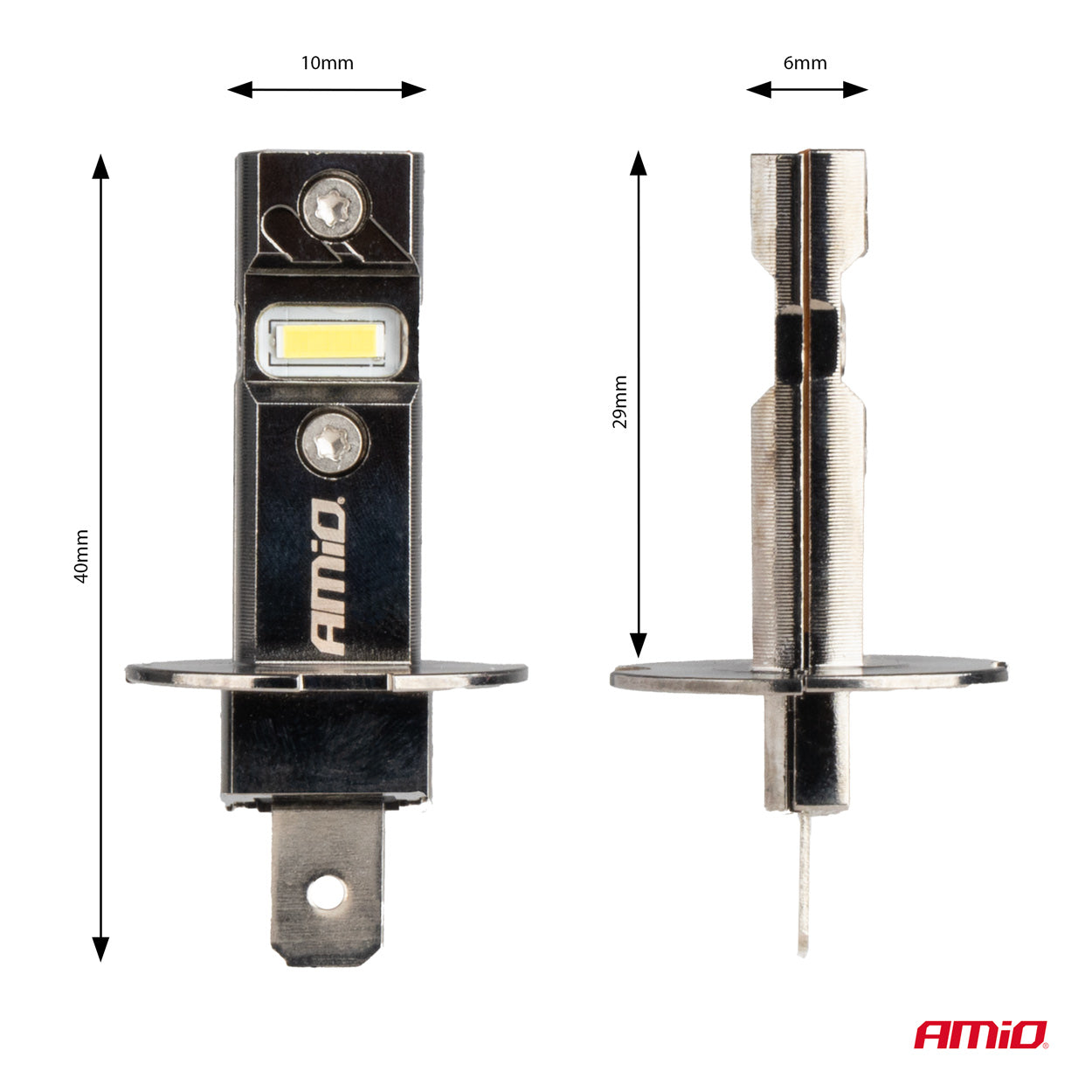 LED-ajovalot Hybrid -sarja H3 6000 Canbus 60W AMIO-04113