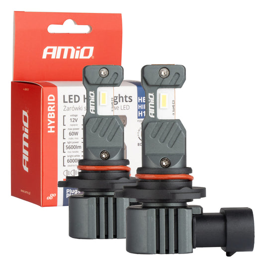 LED-ajovalot Hybrid -sarja HB3 HIR1 H10 6000K Canbus 60W AMIO-04117