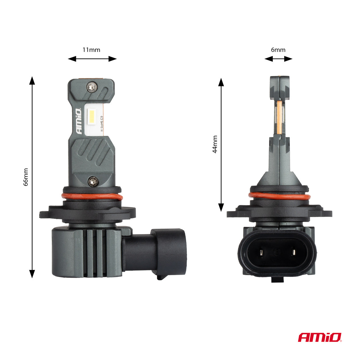 LED-ajovalot Hybrid -sarja HB3 HIR1 H10 6000K Canbus 60W AMIO-04117