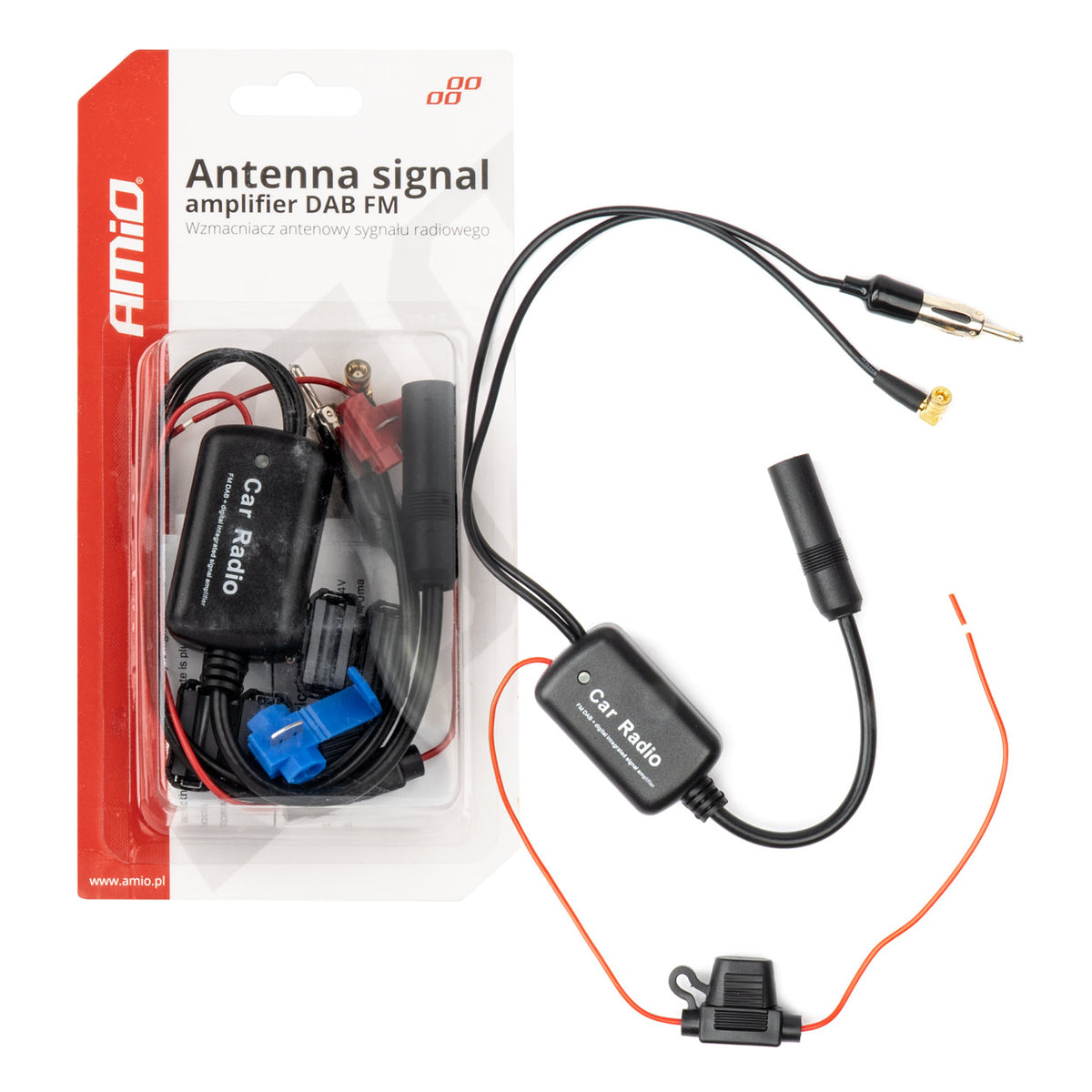 Antennin signaalivahvistin 12 V DAB FM