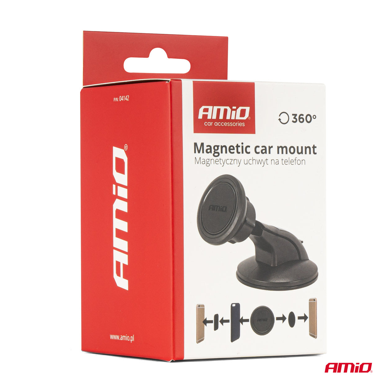 Magneettinen puhelinteline tuulilasille AMiO-04142