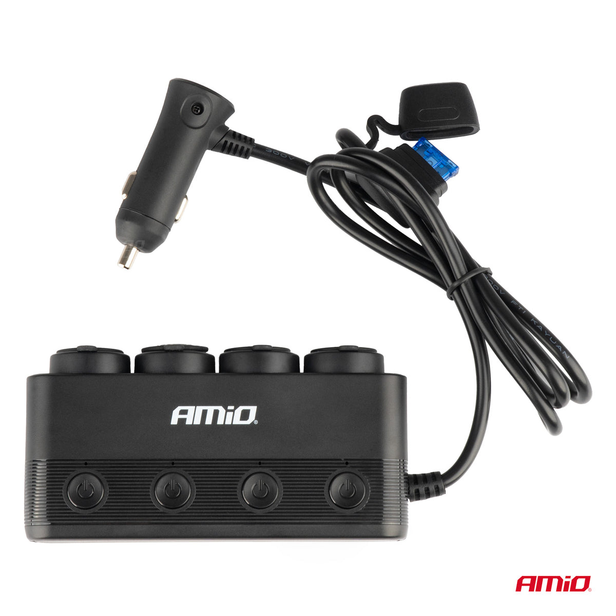 Nelinkertainen jatkopistorasia PD30W QC3.0 12/24 V max. 216 W