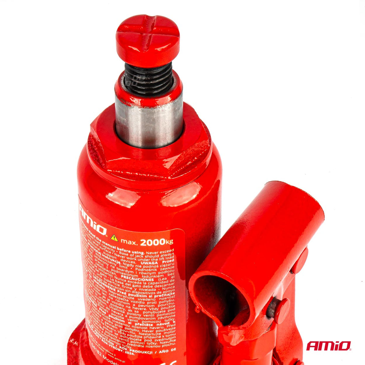 Hydraulinen pullonosturi 2T PVC-laatikossa