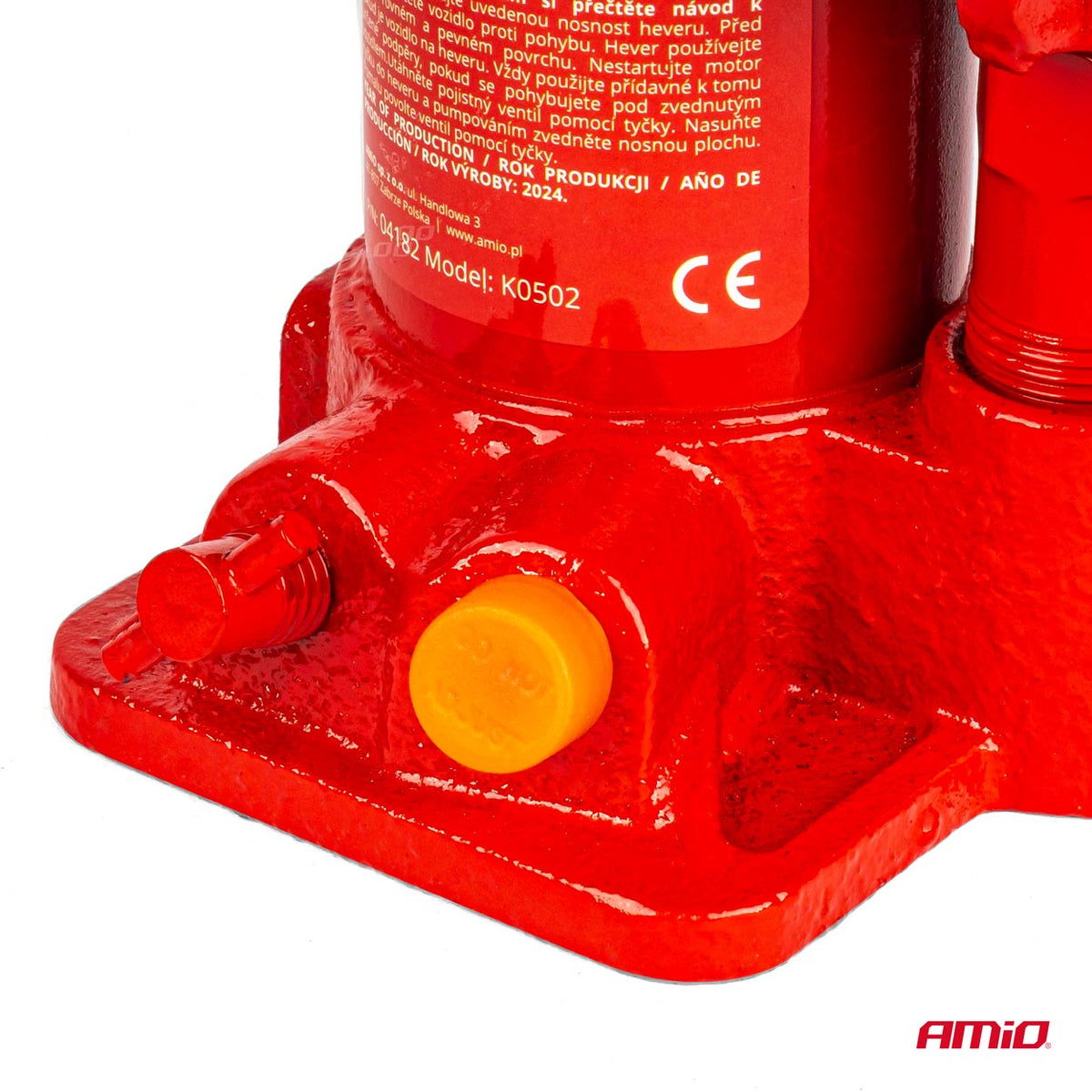 Hydraulinen pullonosturi 2T PVC-laatikossa