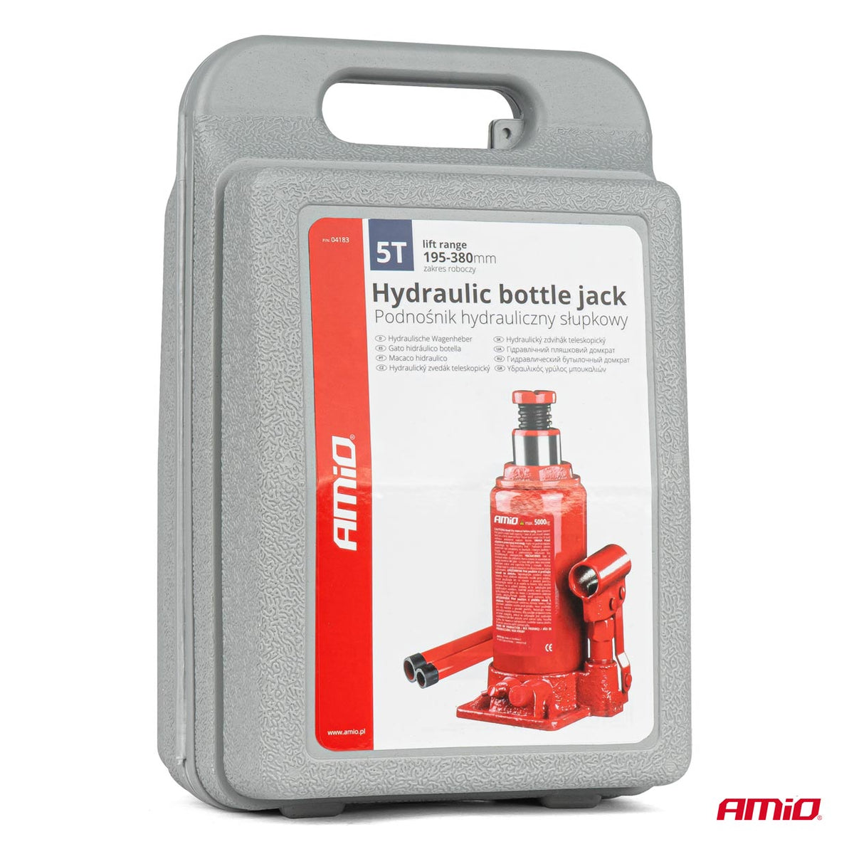 Hydraulinen pullonosturi 5T PVC-laatikossa