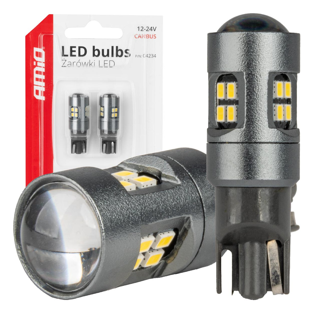 LED-polttimo CANBUS T10 W5W 16SMD 2016 valkoinen 12V/24V