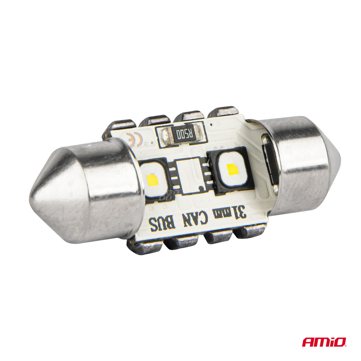 CANBUS LED-polttimot 12SMD Festoon C5W 3838 31mm valkoinen 12/24V
