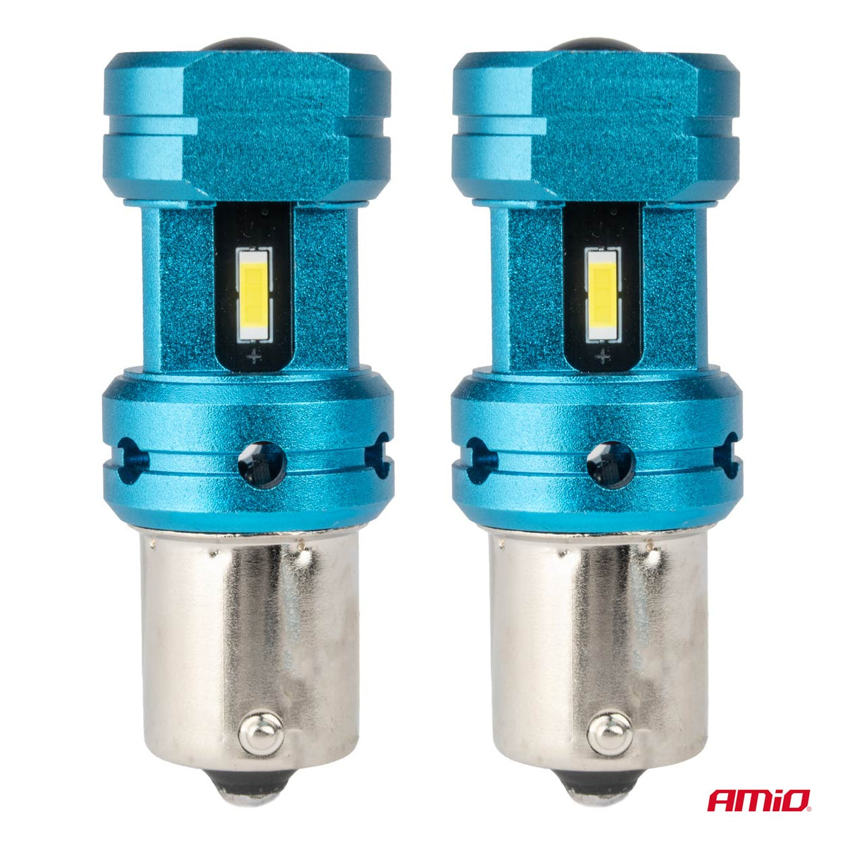 LED-polttimo CANBUS 1156 BA15S P21W R10W R5W 4SMD 1860 valkoinen 12V 24V