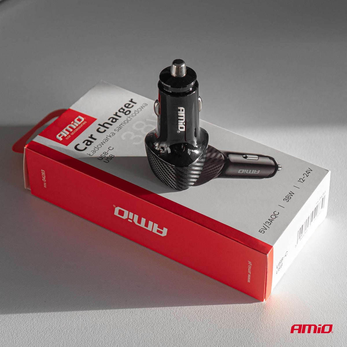 Autolaturi QC+PD 38 W USB-A + USB-C