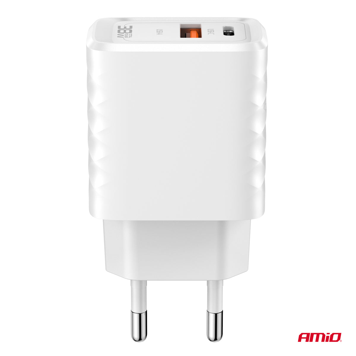 Pikalaturin GaN 38 W USB-A + USB-C