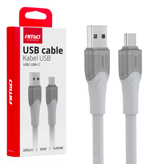 Kabel USB-A - USB-C 60 W 200 cm FullLINK malli X111