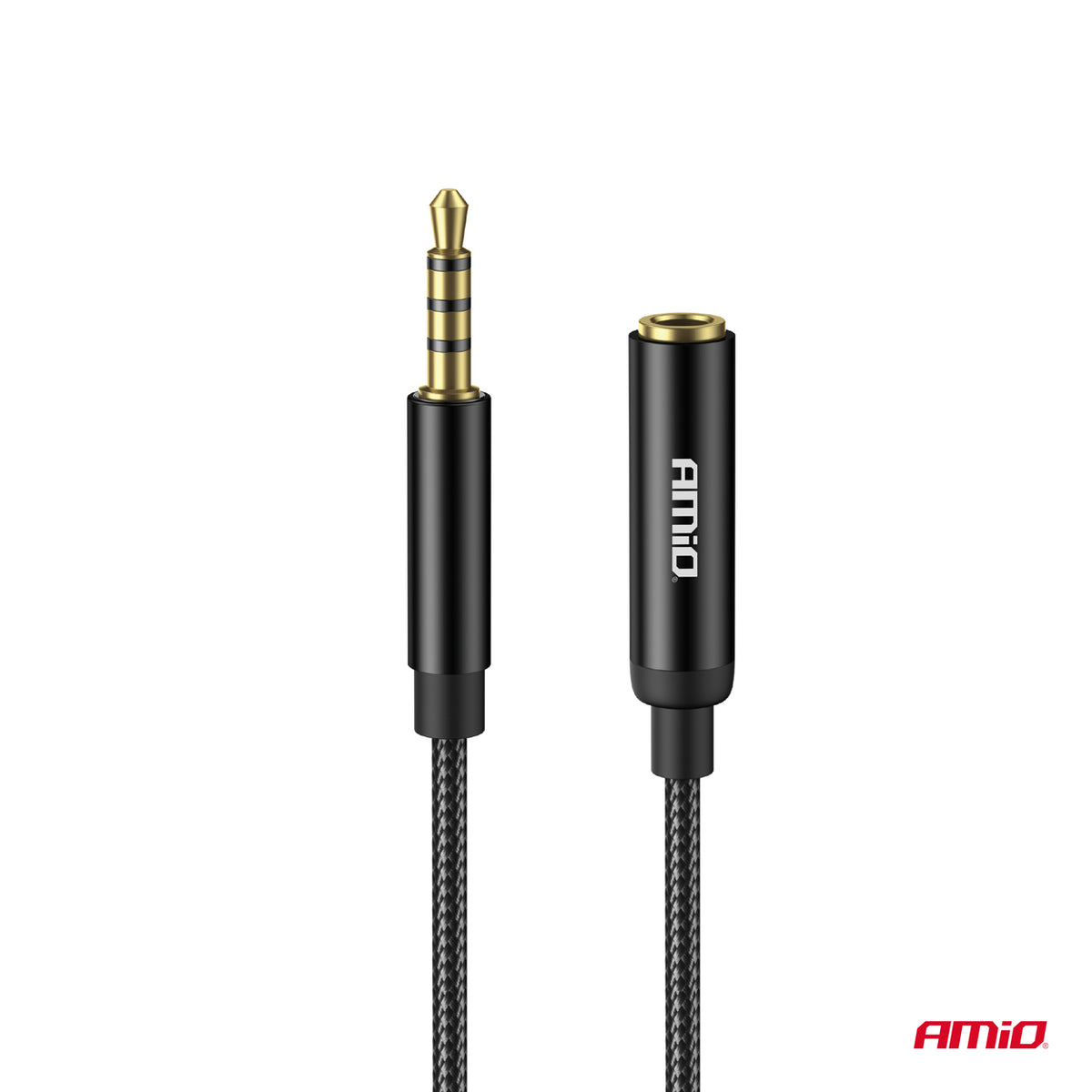 Jatkojohto AUX Mini Jack 3,5 mm uros - 3,5 mm naaras 2 m