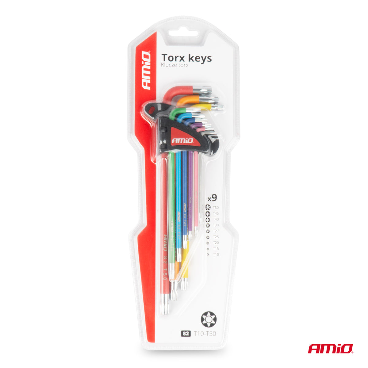 Torx-avaimet S2 9-osainen