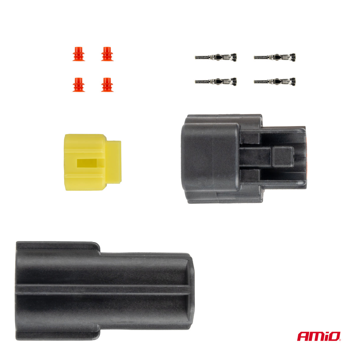 Liitin- ja pistokesarja 2-napainen, 2,2 mm