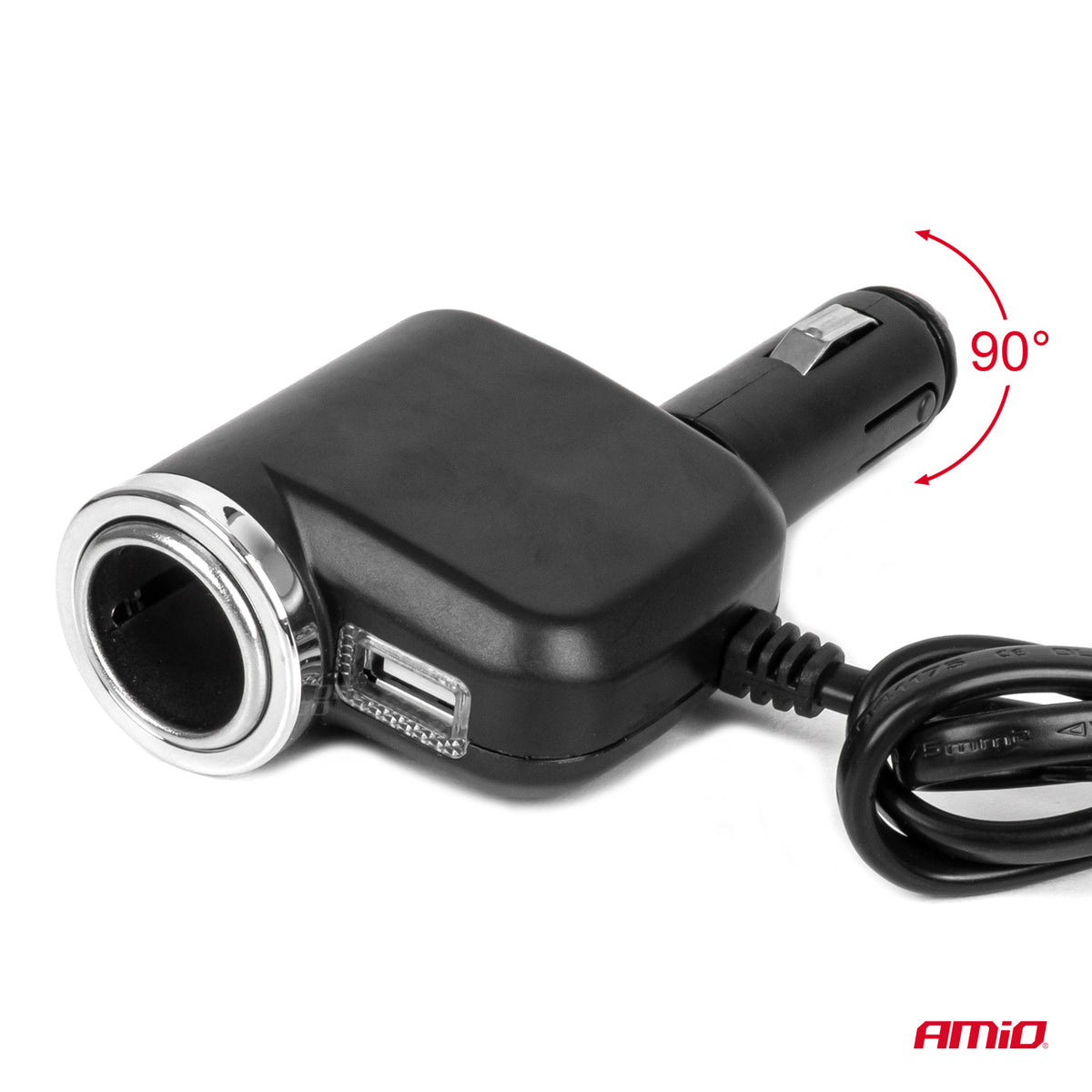 Jatkojohto tupakansytyttimeen 12V/24V 120W 80cm