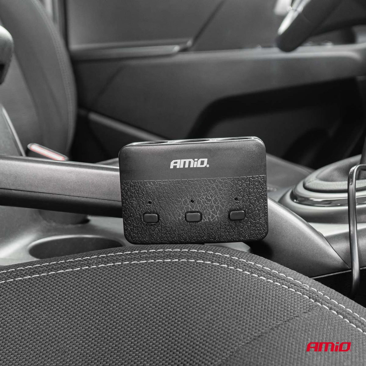 Jatkojohto 2x USB-A ON/OFF LED 12V/24V 100W 70cm