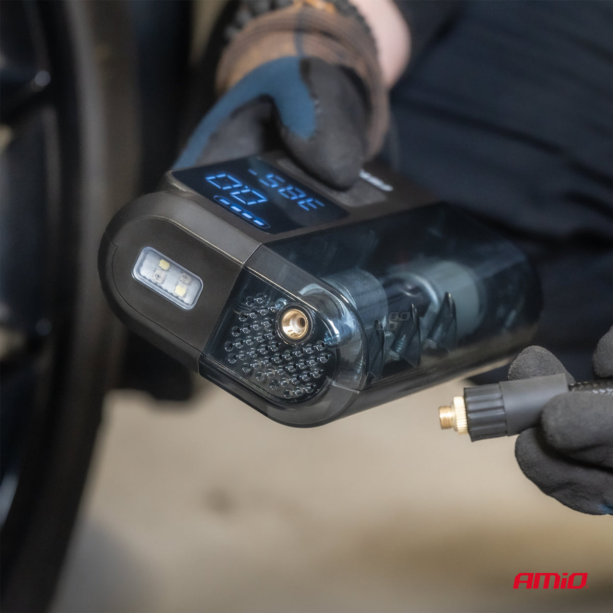 Akku-autokompressori LED USB-C 40 W