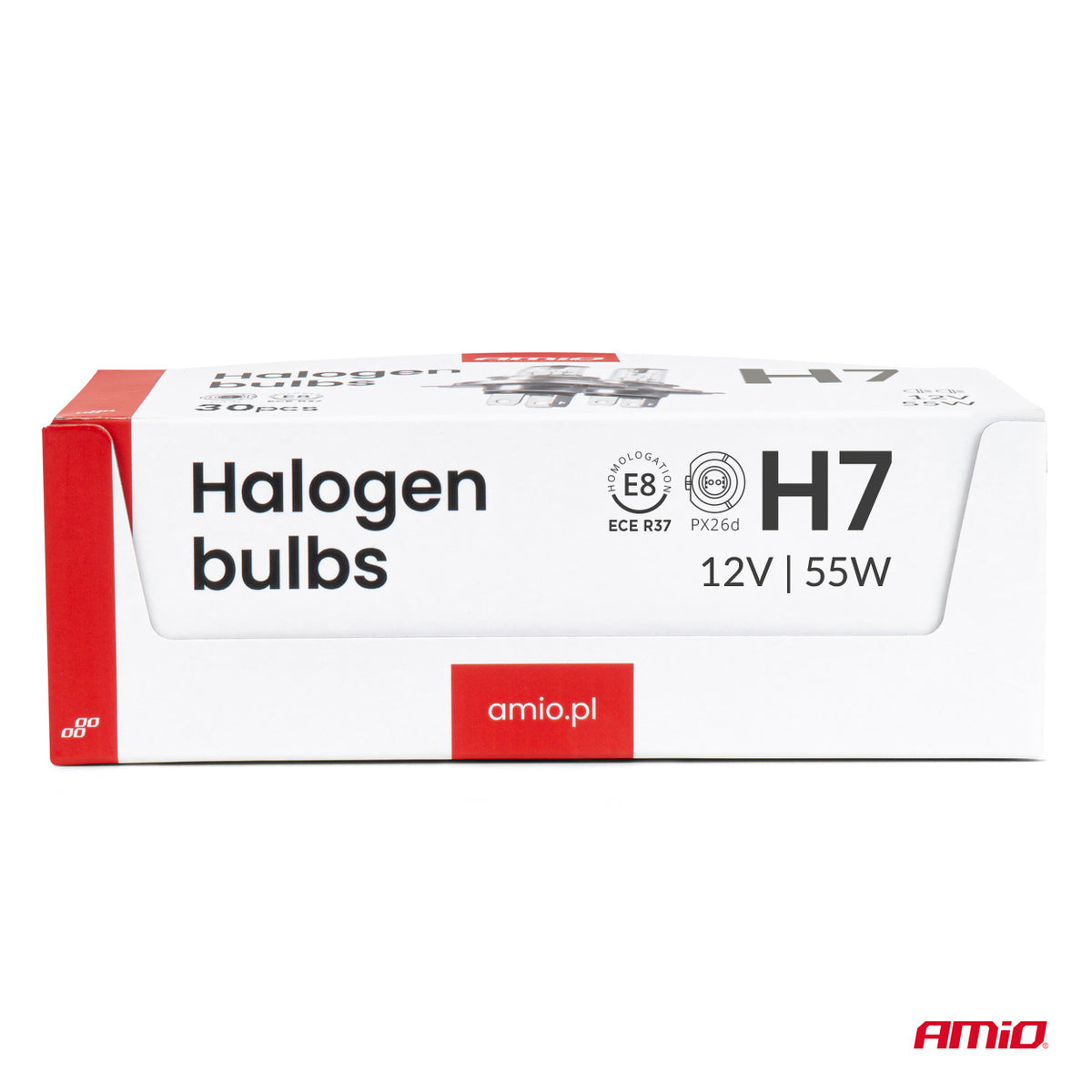 H7-halogeenipolttimosarja 12 V 55 W UV-suodatin (E8) 30 kpl