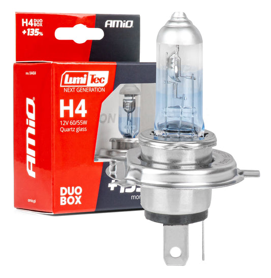 Halogeenipolttimo H4 12V 60/55W LumiTec NEXT GENERATION +135% DUO