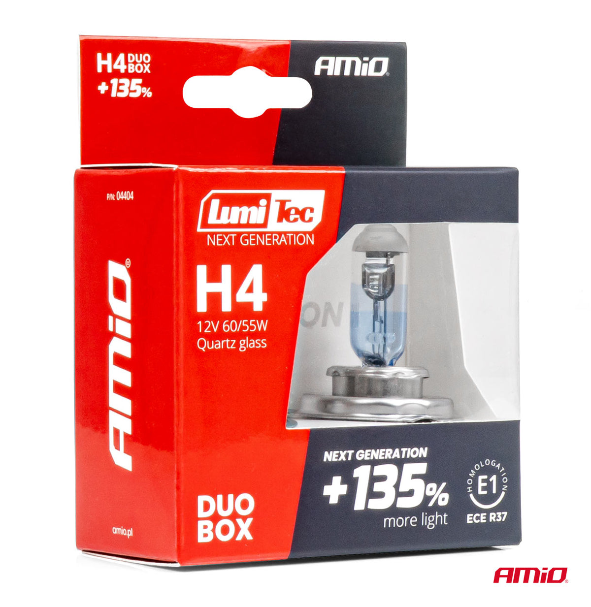 Halogeenipolttimo H4 12V 60/55W LumiTec NEXT GENERATION +135% DUO
