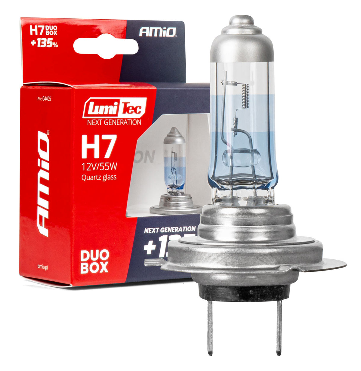 Halogeenipolttimo H7 12V 55W LumiTec NEXT GENERATION +135% DUO
