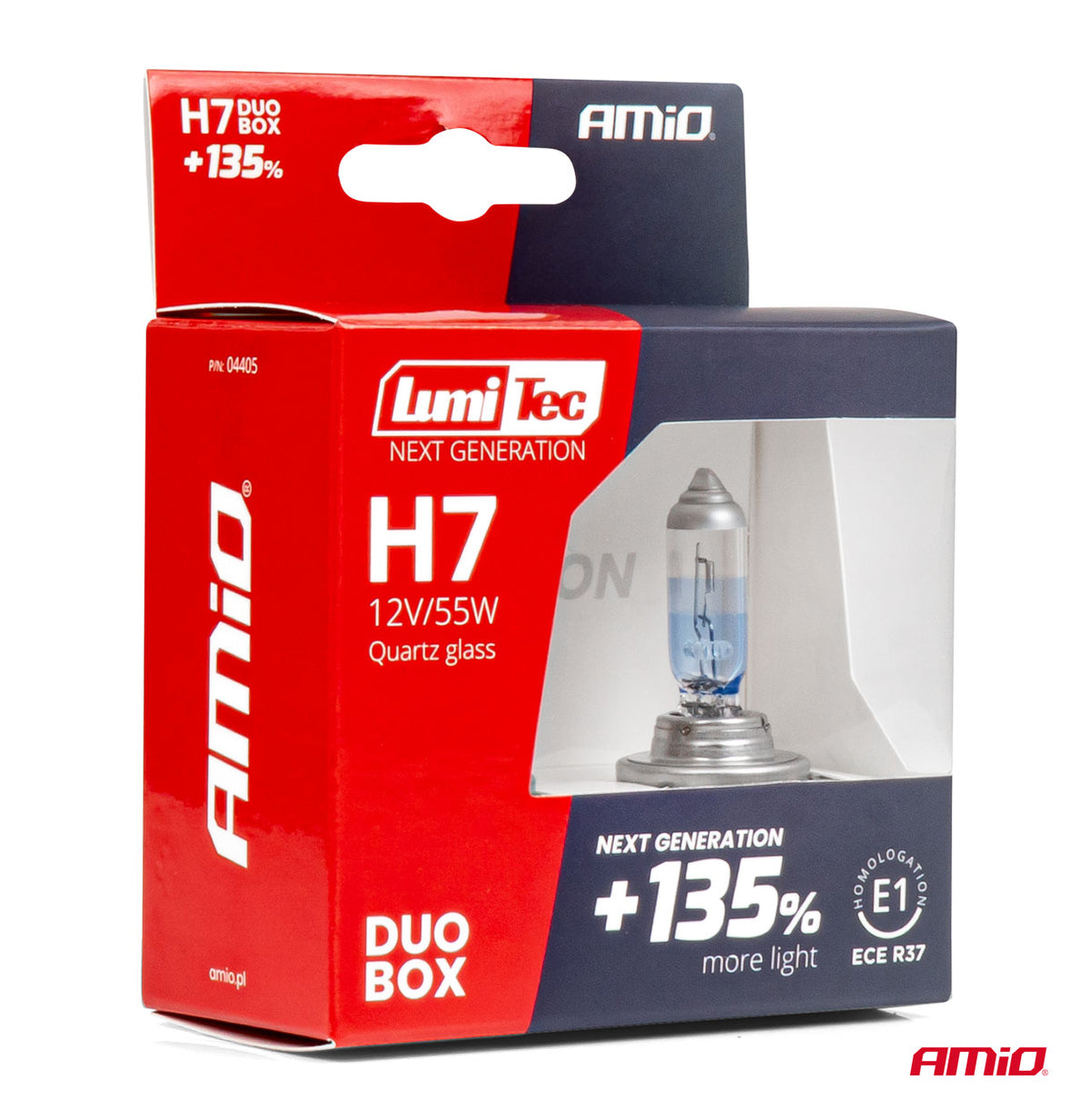 Halogeenipolttimo H7 12V 55W LumiTec NEXT GENERATION +135% DUO