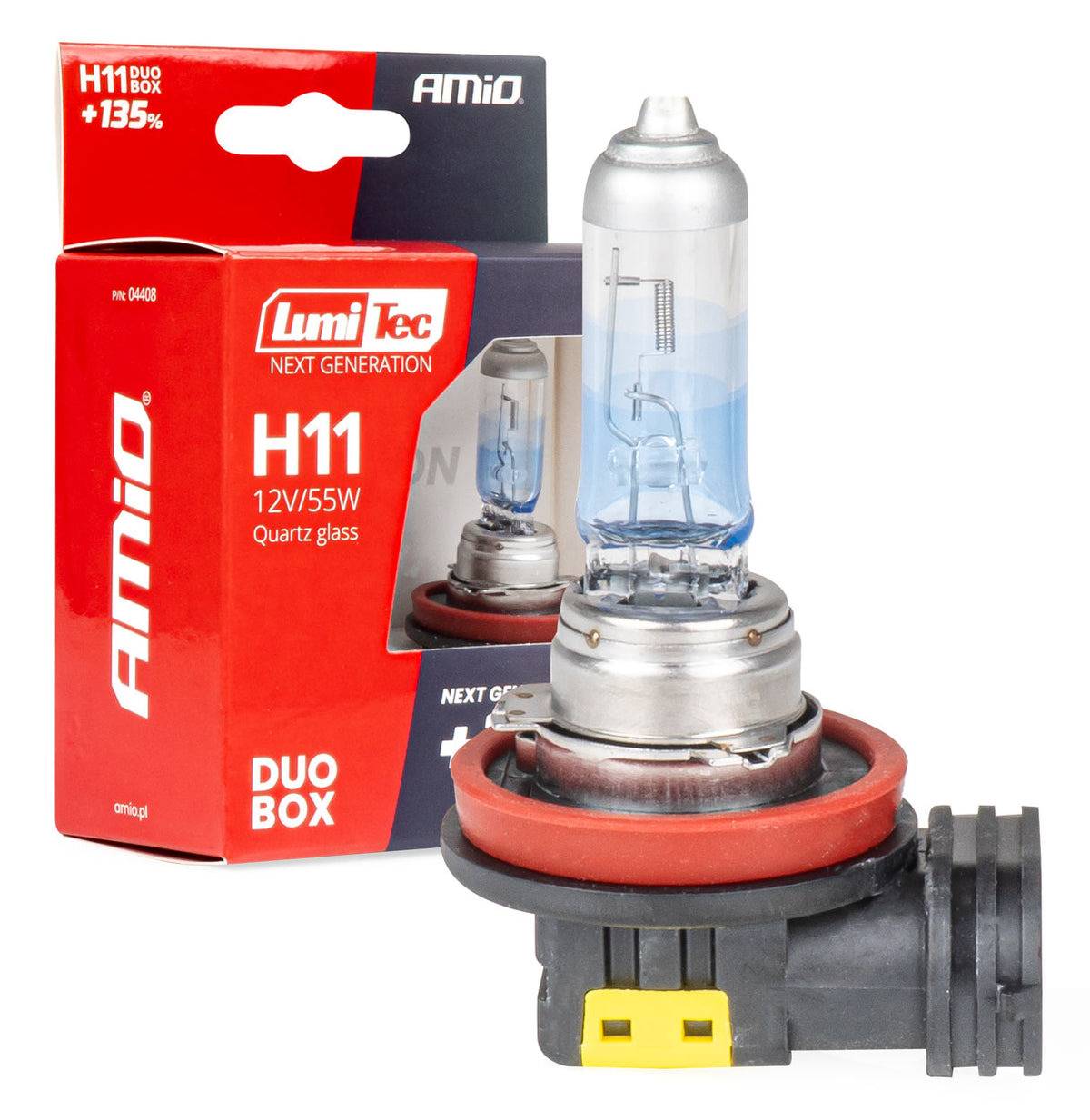 Halogeenipolttimo H11 12V 55W LumiTec NEXT GENERATION +135% DUO