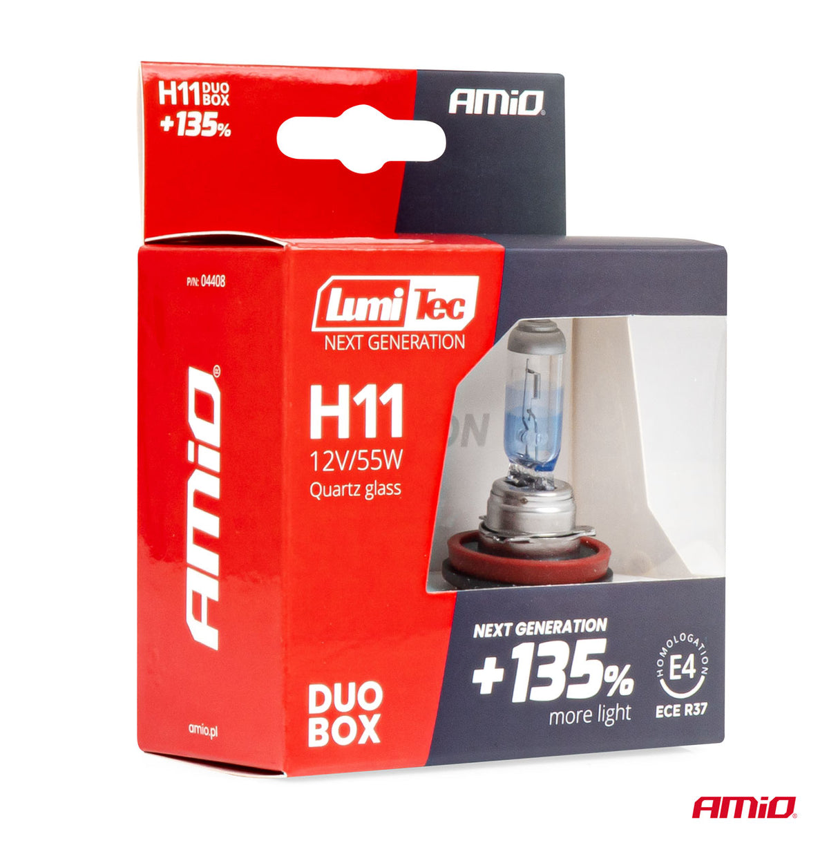 Halogeenipolttimo H11 12V 55W LumiTec NEXT GENERATION +135% DUO