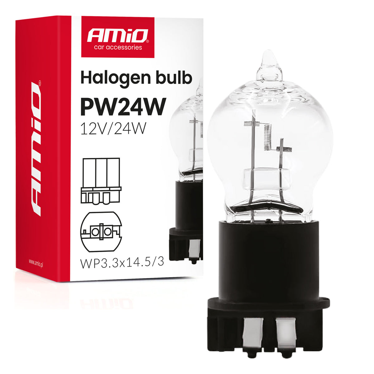 Halogeenipolttimo PW24W WP3.3x14.5-3 24 W 12 V