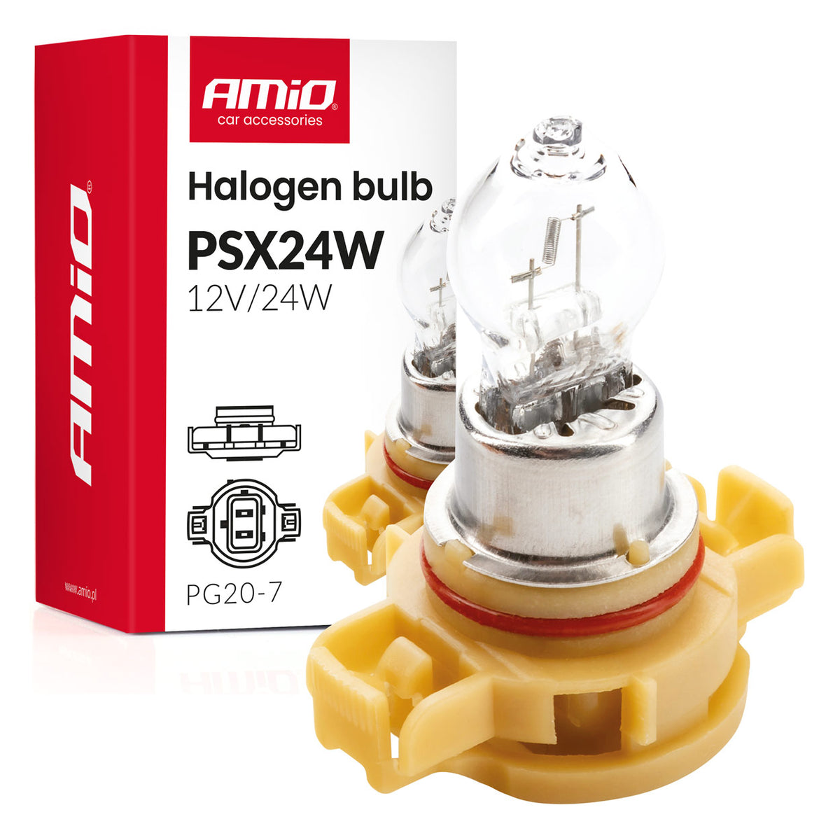 Halogeenipolttimo PSX24W PG20-7 12 V 24 W