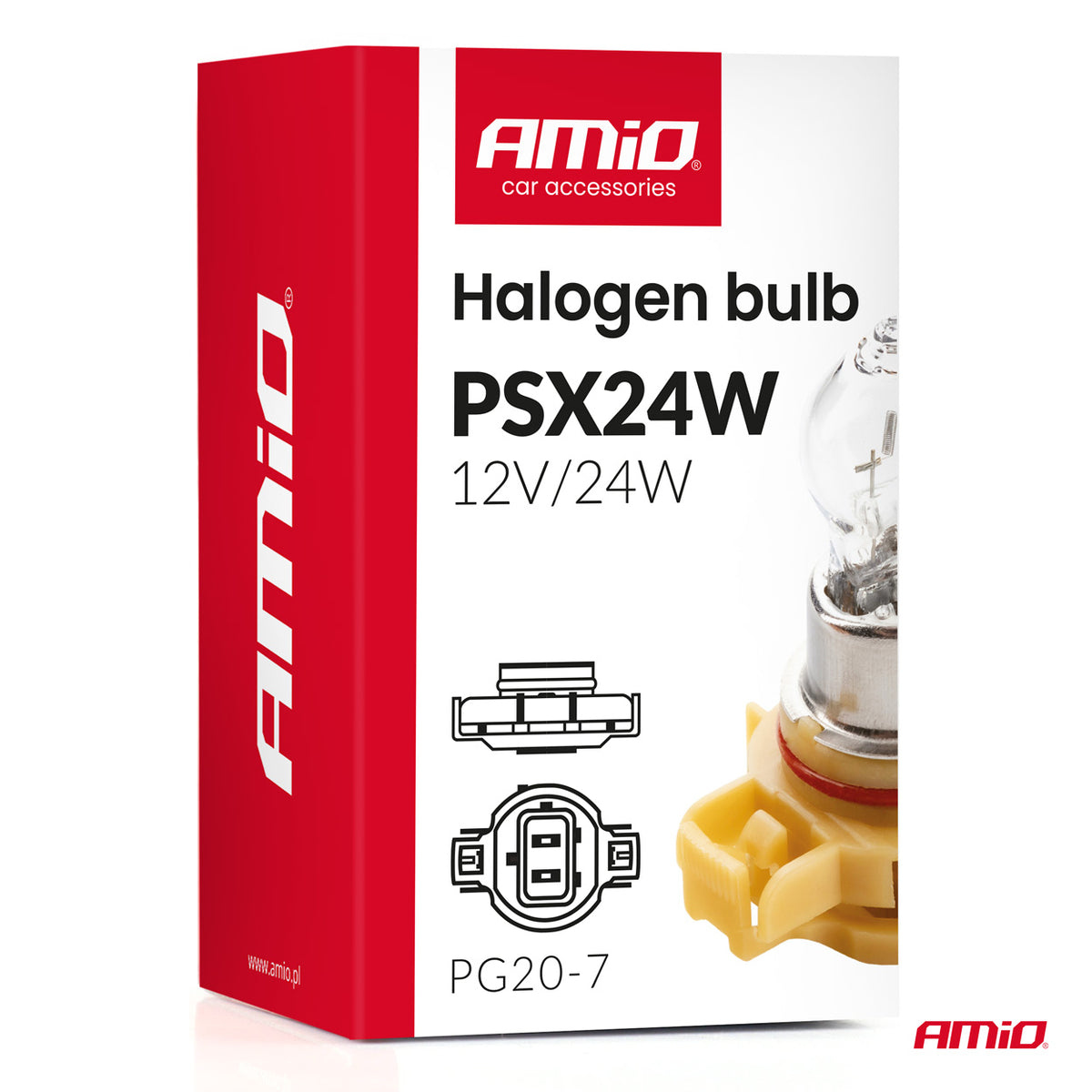 Halogeenipolttimo PSX24W PG20-7 12 V 24 W