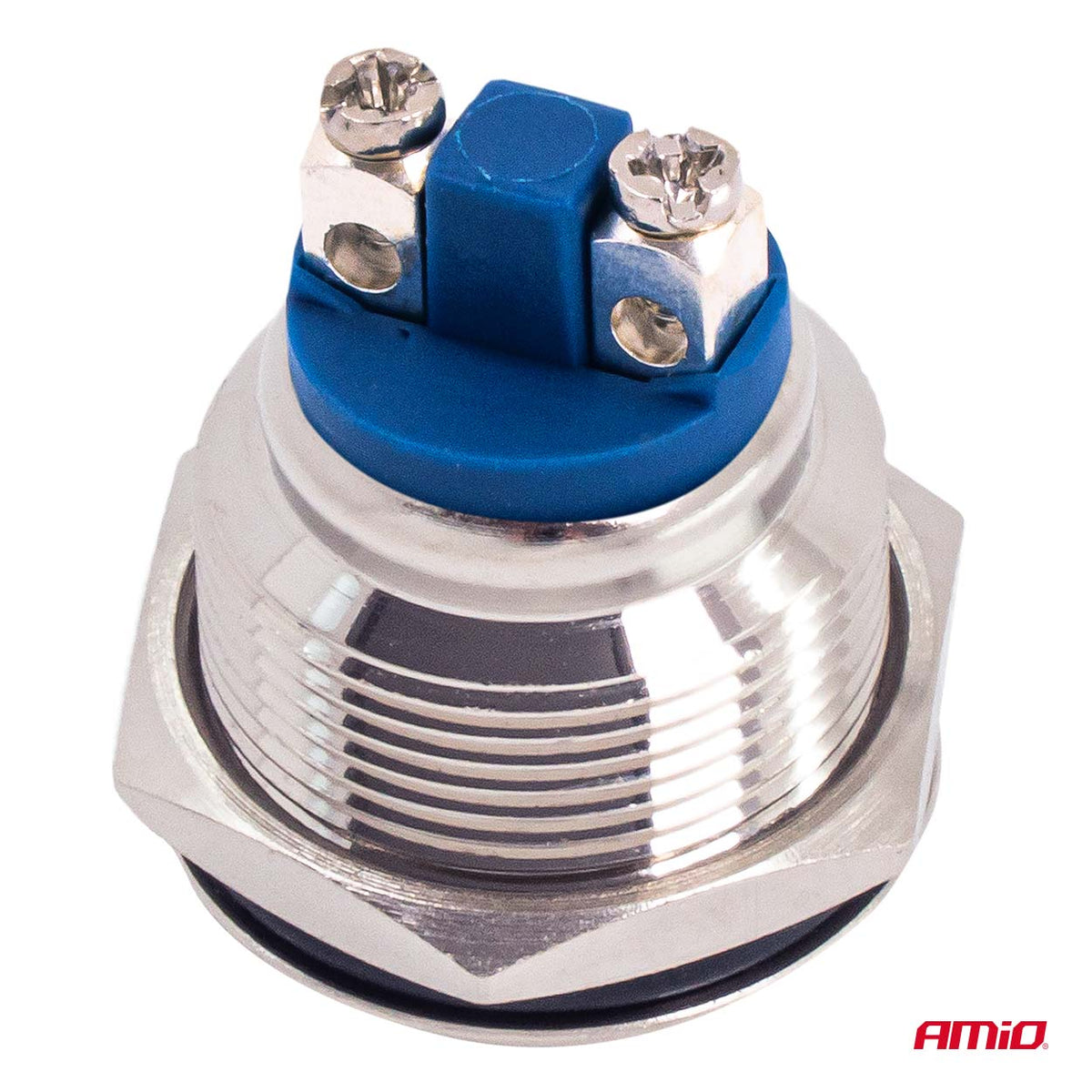 Painonappi litteä pyöreä 19 mm 5 A 12/230 V