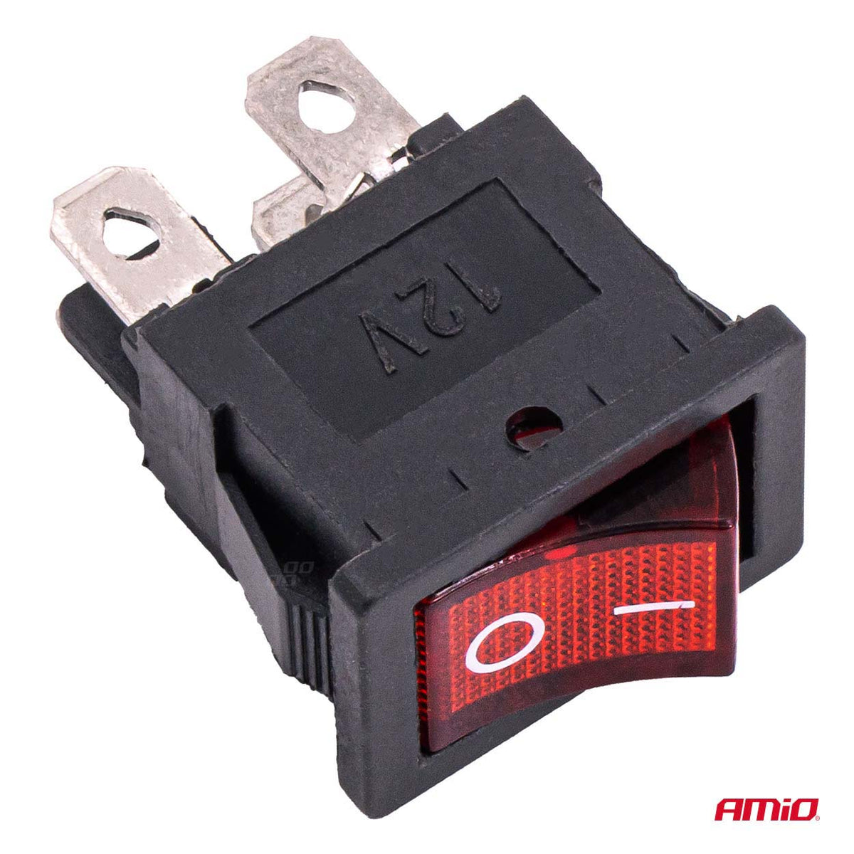 Keinukytkin punaisella valaistuksella 20A 12V 24V