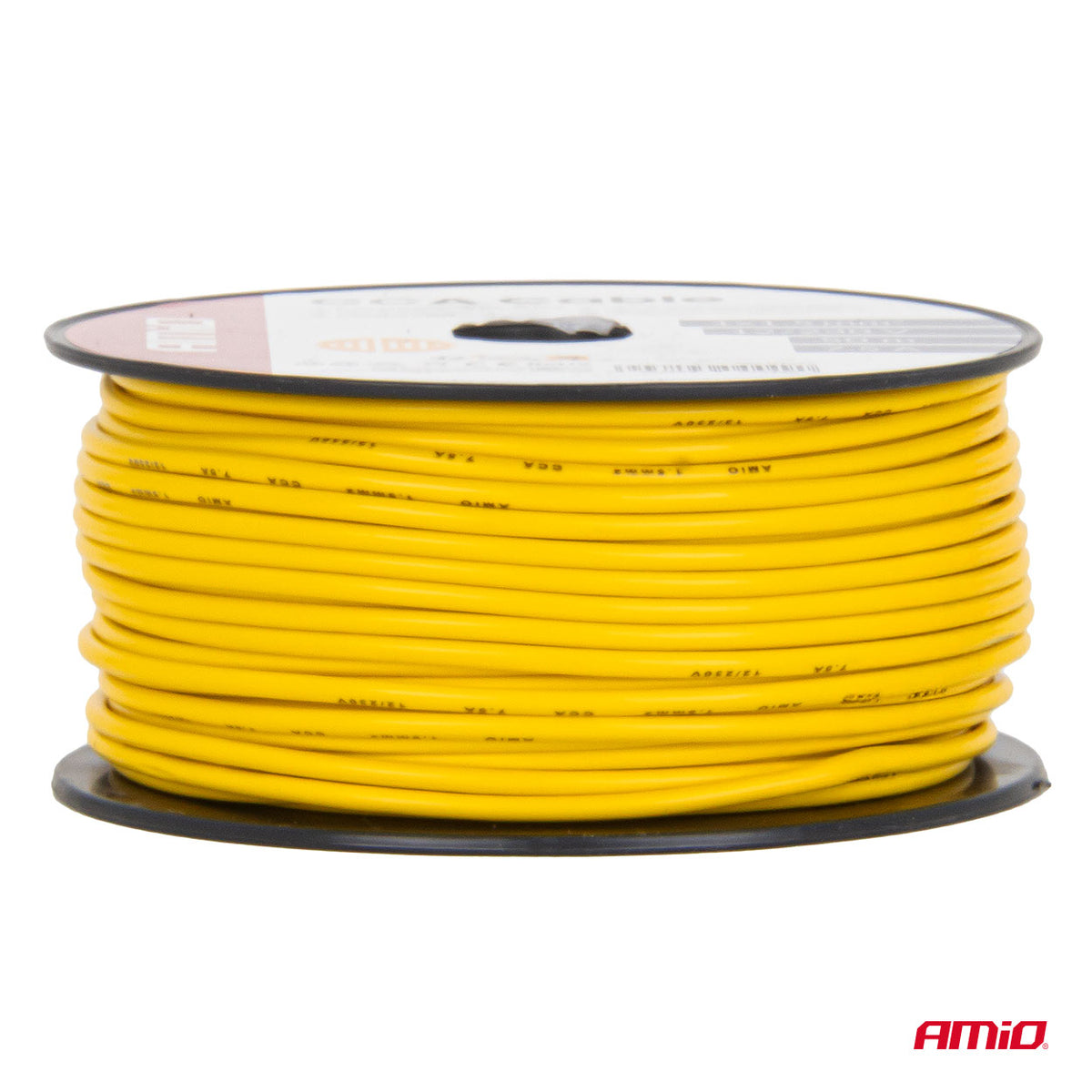 Yksijohtiminen kaiutinkaapeli CCA 1x1,5 mm² 50 m 7,5 A 12/230 V