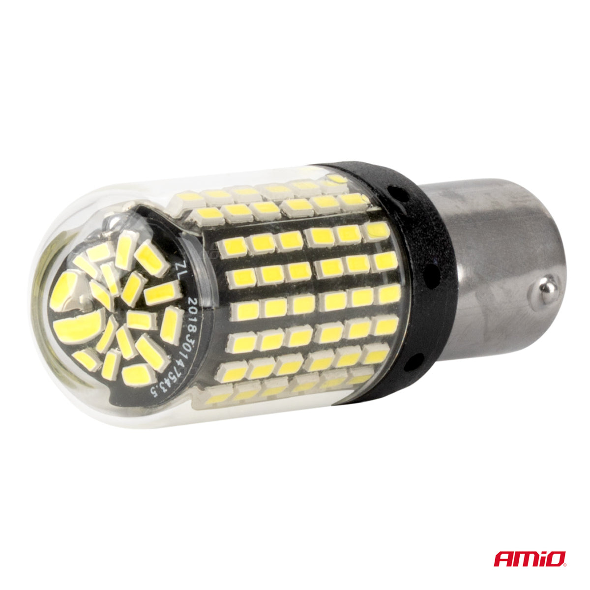 LED-polttimo CANBUS 1156 BA15S P21W R10W R5W 4SMD 1860 valkoinen 12V 24V