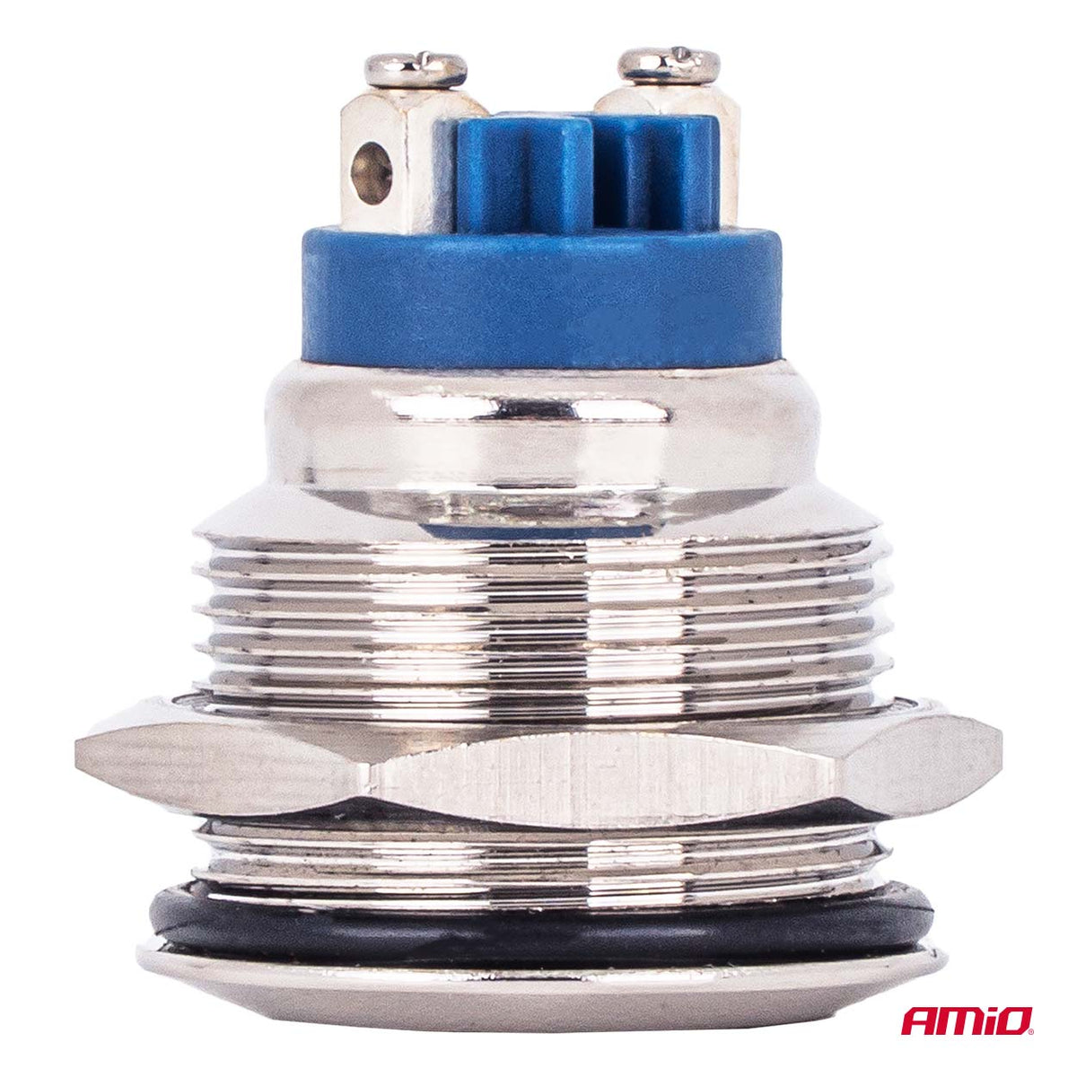 Pyöreä litteä kytkin ON/OFF 19 mm 5 A 12/230 V