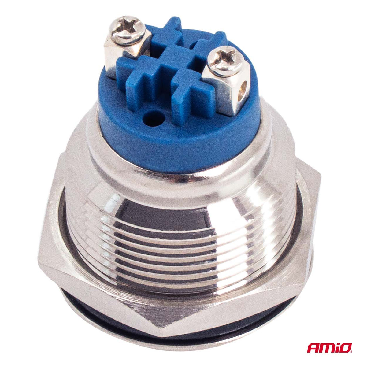Pyöreä litteä kytkin ON/OFF 19 mm 5 A 12/230 V