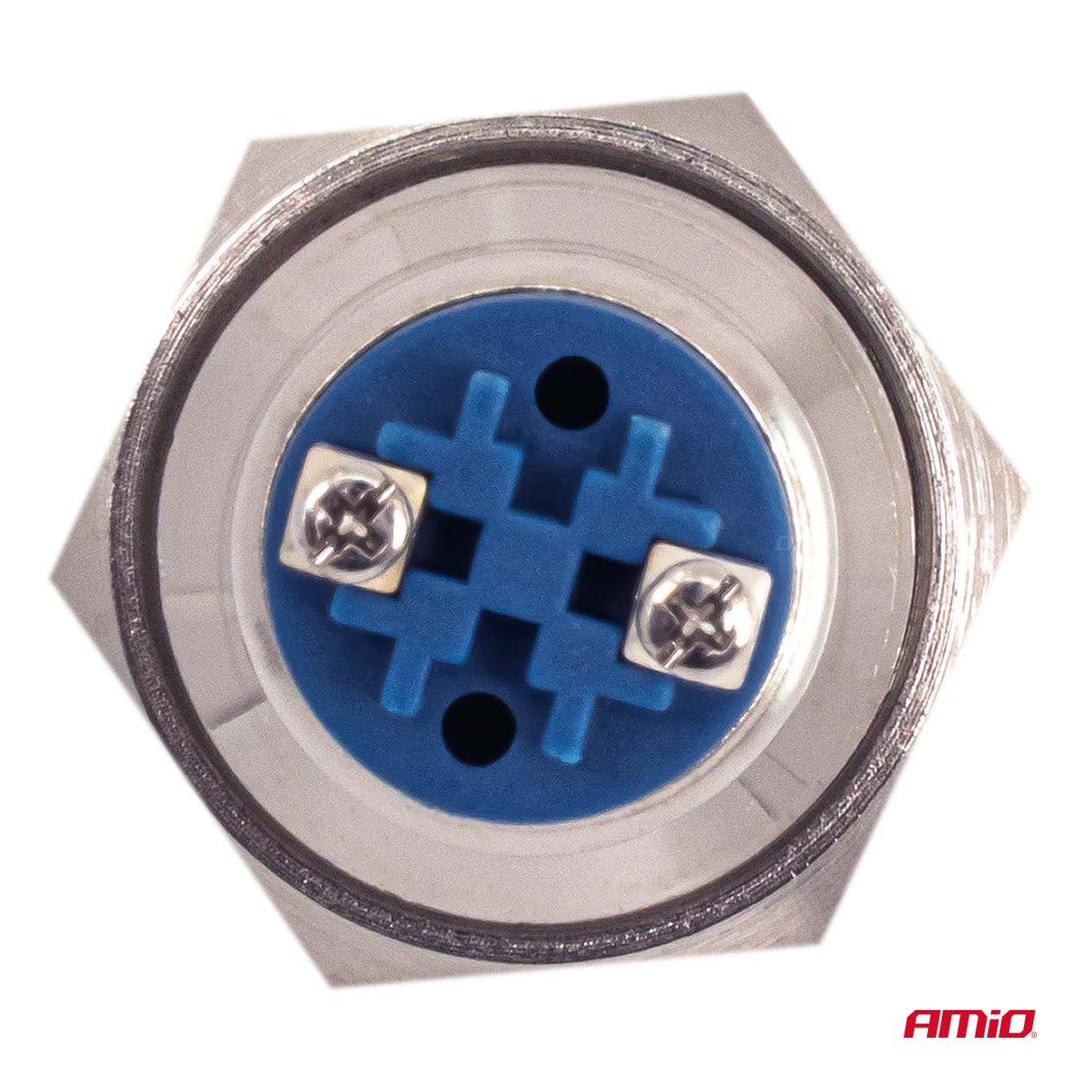 Pyöreä litteä kytkin ON/OFF 19 mm 5 A 12/230 V