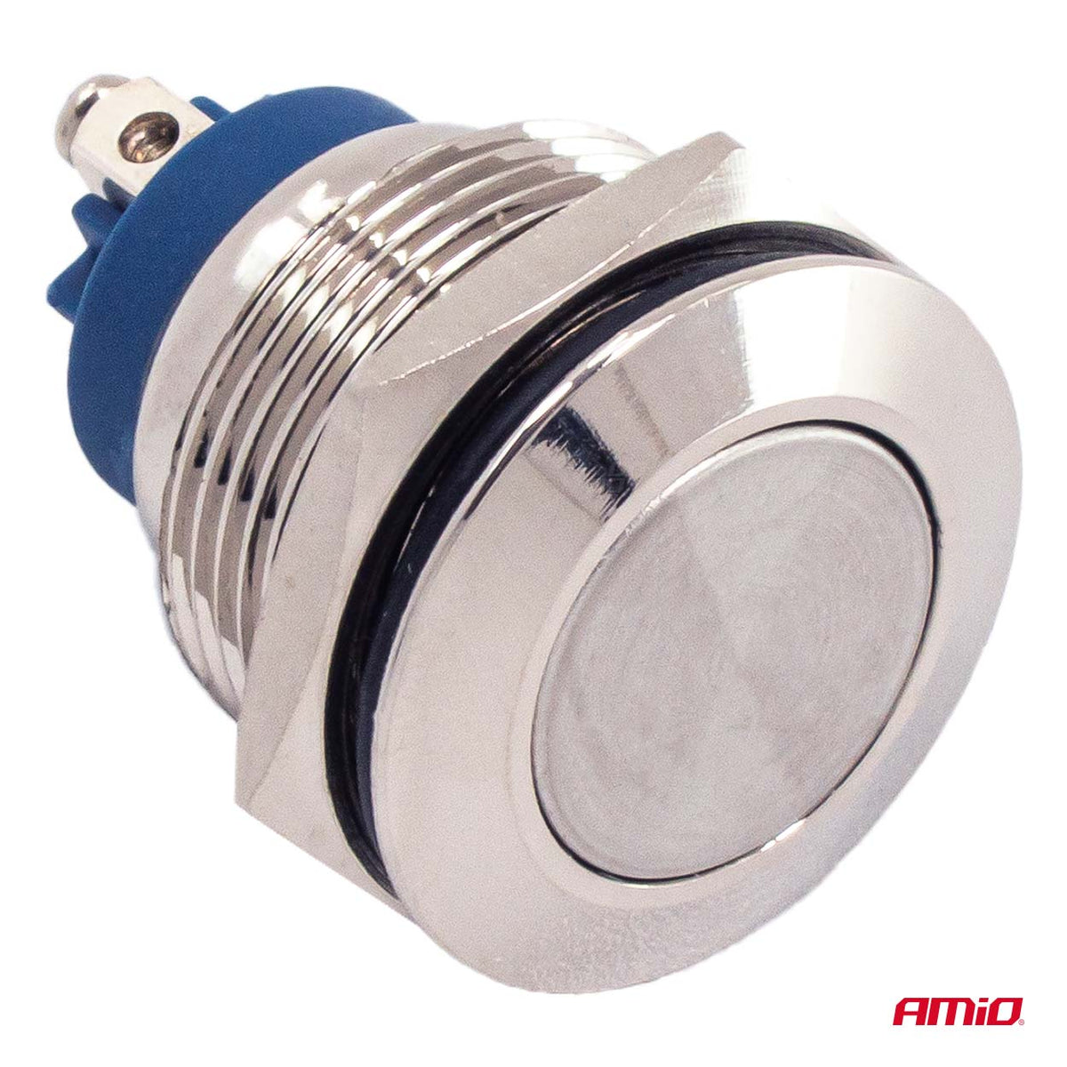 Pyöreä litteä kytkin ON/OFF 19 mm 5 A 12/230 V
