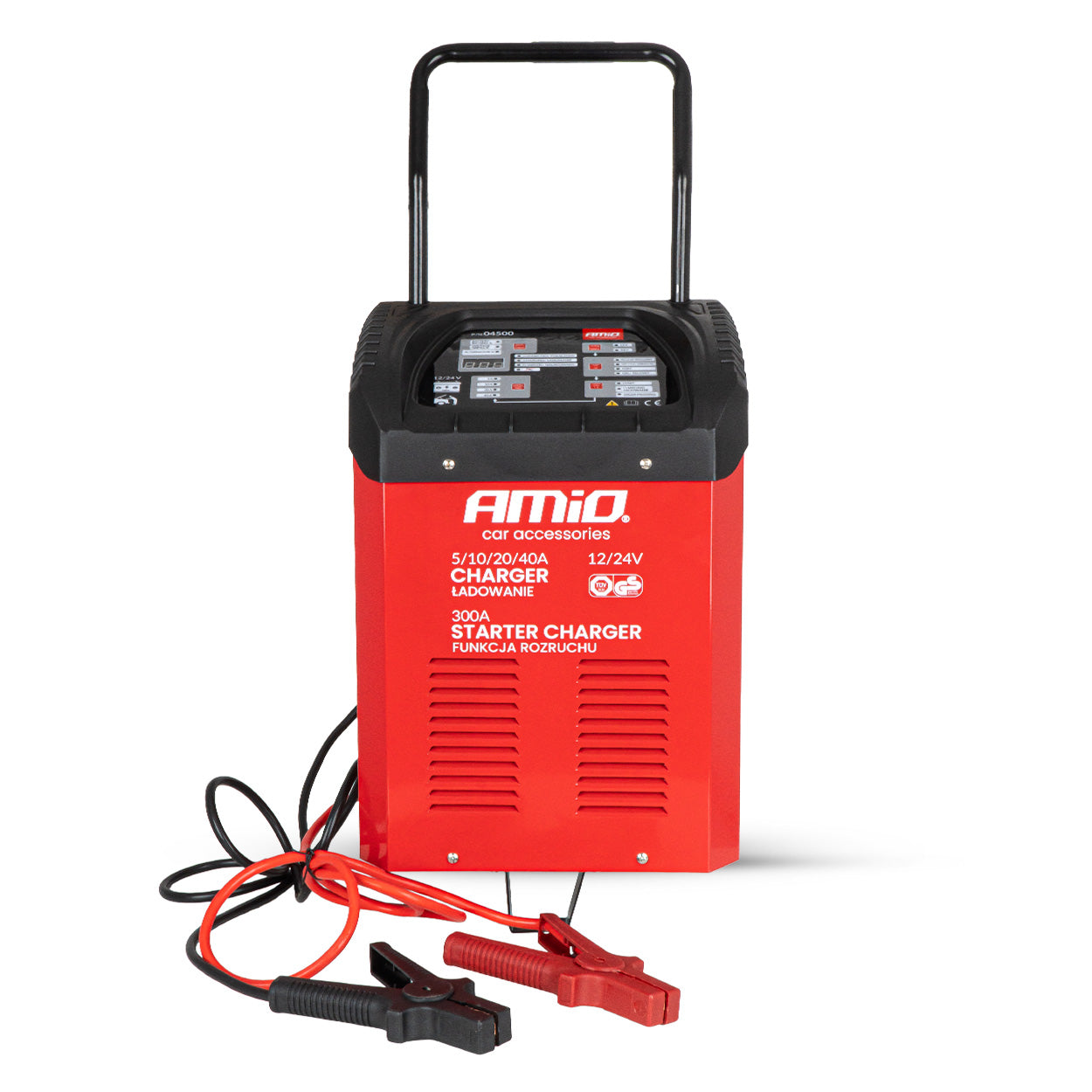Auton akkulaturi ja käynnistysapu max. 40 A 12 V 24 V Käynnistys 300 A AMIO-04500