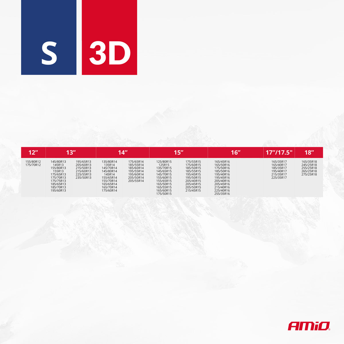 Tekstiilirengassukat 3D S EN16662-1 ÖNORM V5121 2 kpl